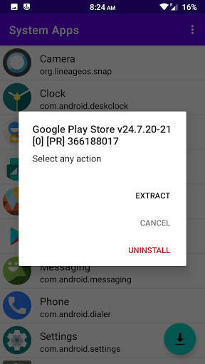 CB bloat remover and Apk extractor (no root) screenshot 2