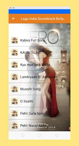 Lagu India Soundtrack Bollywood Offline screenshot 3