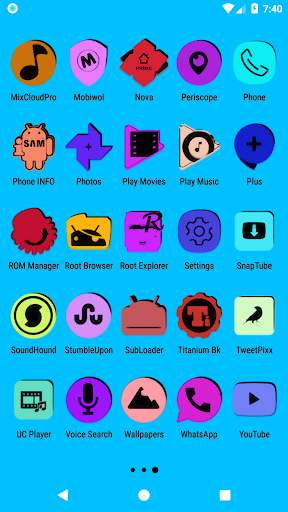 Colorful Flat Icon Pack screenshot 4