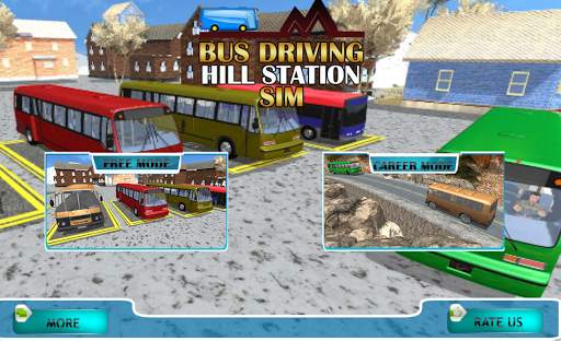 Bus Driving Hill Station Sim screenshot 1