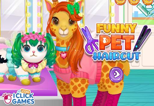 FUNNY PET HAIRCUT - Dress up games for girls screenshot 1