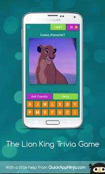 The Lion King Trivia - Guess Cartoon Character screenshot 3
