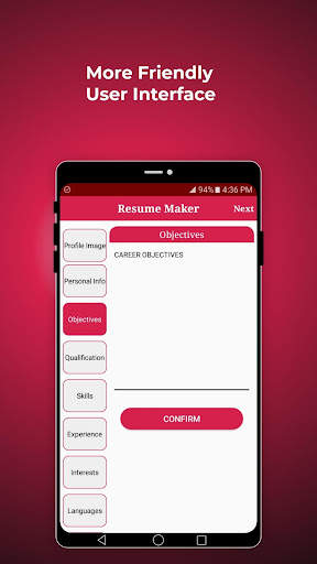 Resume Builder CV Maker 2021 screenshot 4