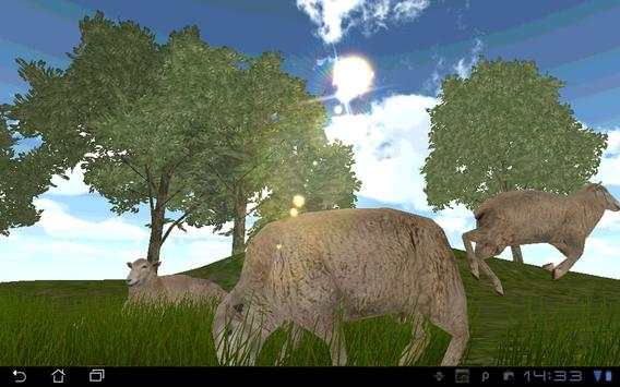 3D Live Wallpaper Cute sheeps screenshot 4