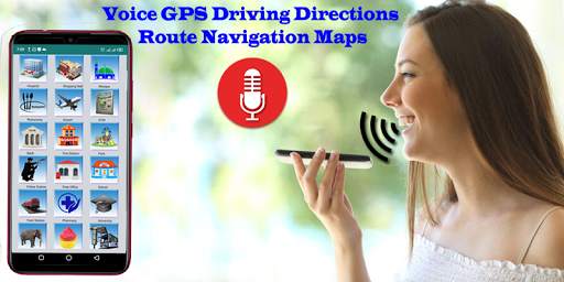Voice GPS Driving Direction, Route Navigation Maps screenshot 1