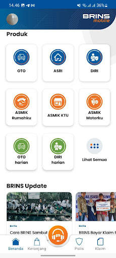 BRINSmobile screenshot 2