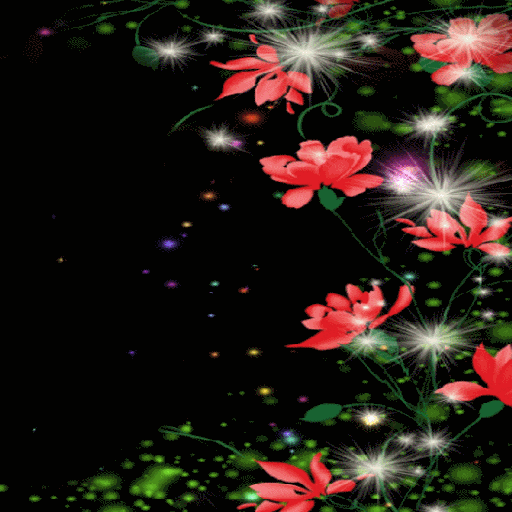 Red Flowers Magic LWP иконка
