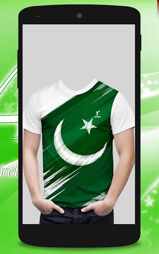 Pak Flag Shirt Photo Editor screenshot 3