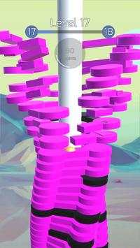 Stack Ball Fall 3D Game - Lompat & Turun Gratis screenshot 5