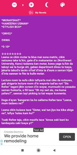 My Novels - Hausa Novels, English Novels screenshot 7