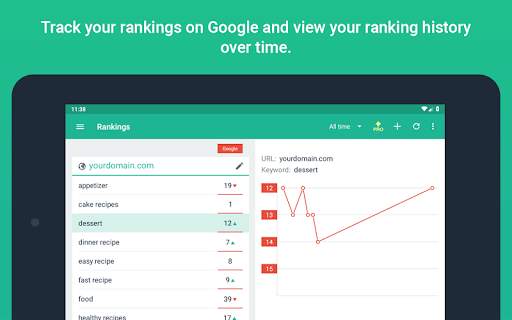 SEO SERP mojo - Rank Tracker 6 تصوير الشاشة