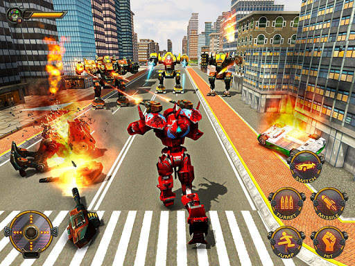 Robot Car War Transform Fight screenshot 7