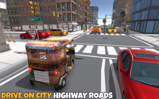 Modern Tuk Tuk Rickshaw Driving Simulator screenshot 3