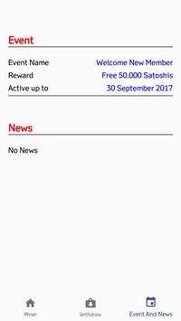 Bitcoin Miner Android 2018 screenshot 5