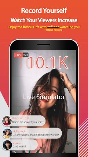 Livestream Simulator - Vlogger Video Life screenshot 1