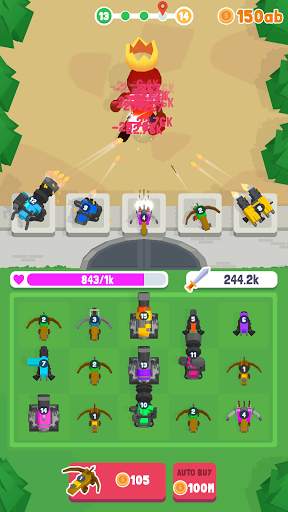 Merge Tower – Zombie Defense screenshot 2