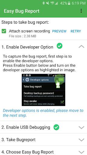 Easy Bug Report 4 تصوير الشاشة