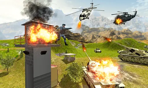 Helicopter Strike Gunship War – Helicopter Game screenshot 1