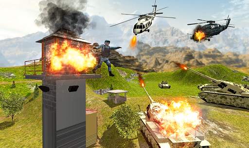 Helicopter Strike Gunship War – Helicopter Game screenshot 1
