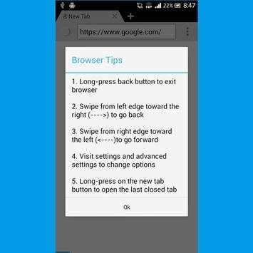 WebFly (Web Browser) screenshot 1