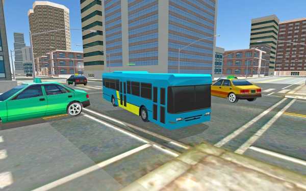 Bus Simulator 3D 2016 : City screenshot 5