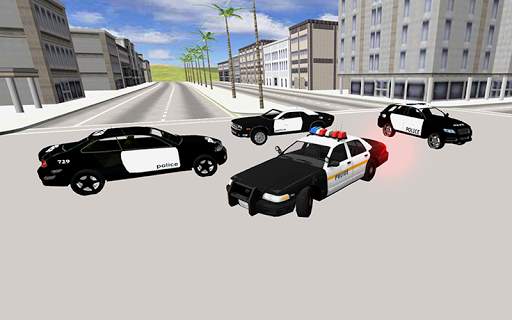 Polis arabası yarışçısı 3D screenshot 7