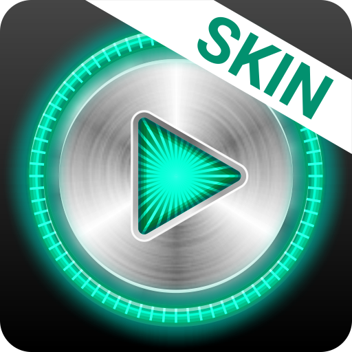 MusiX Hi-Fi Teal Skin for music player icon