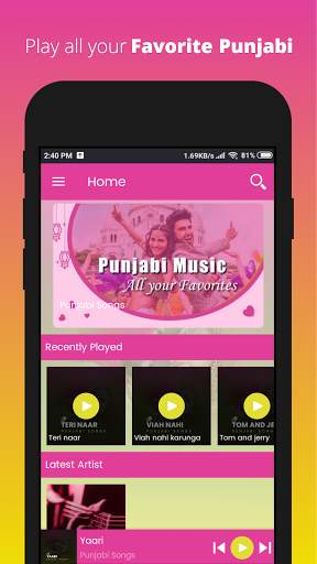 Punjabi Songs - Mp3 Punjabi Gaana screenshot 2