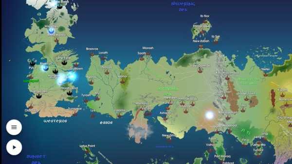 Map for Game of Thrones FREE screenshot 1