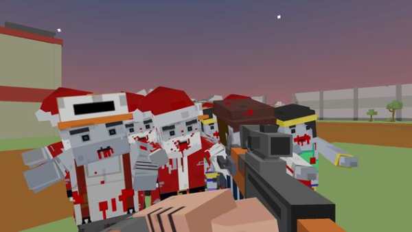Multiplayer Zombie Survival Pixel 3D screenshot 2