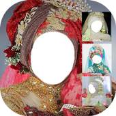 Indonesian Desinger Hijab Wedding Dress Frames 1.5