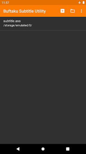 Buftaku Subtitle Editor screenshot 1