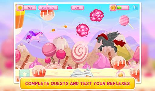 Pony in Candy World - Adventure Arcade Game screenshot 10