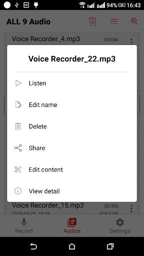 Voice Recorder & MP3 Recorder screenshot 3
