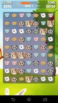 Lovely Kitty Crush :Game Match screenshot 1