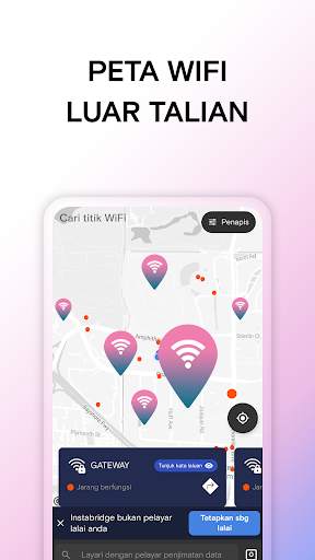 Kata Laluan WiFi Instabridge screenshot 3