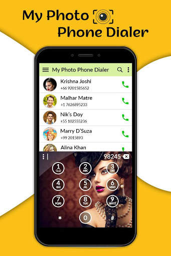 My Photo Phone Dialer : Photo Caller Screen Dialer screenshot 1