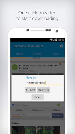 Photo & Video Downloader for Facebook screenshot 2