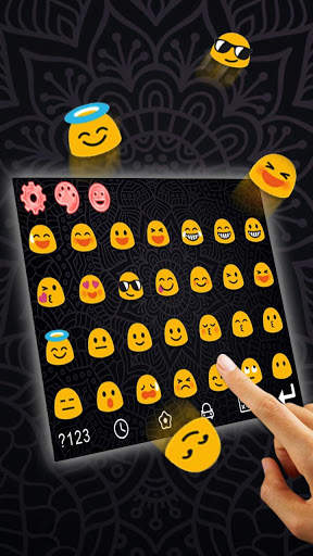 Black Lace Heart Theme screenshot 3