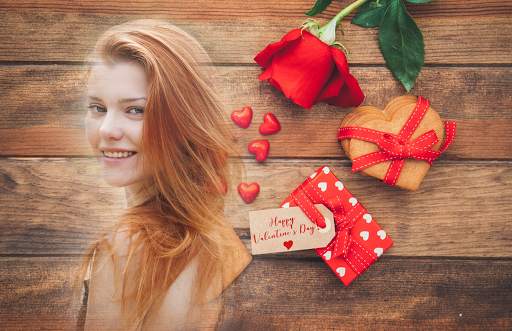 Valentine Photo Frames - romantic love dp maker screenshot 4