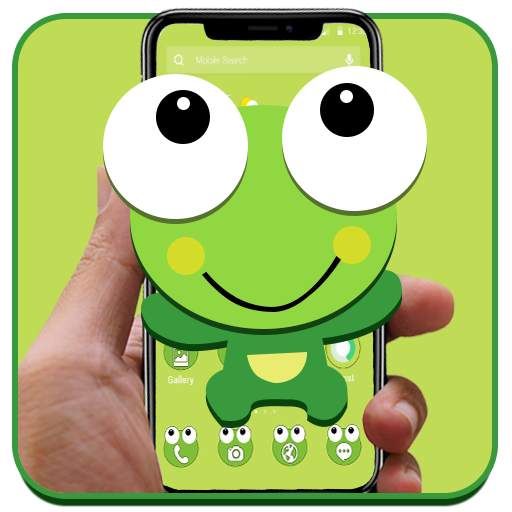 Big Eyes Cute Cartoon Frog Theme 43.0.1001