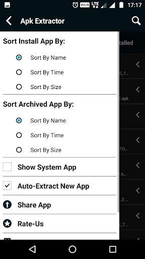 Apk Extractor 4 تصوير الشاشة