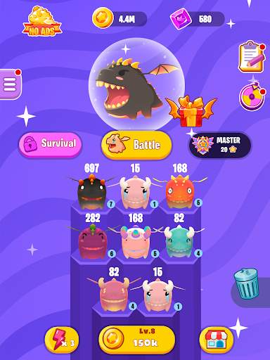 Cuộc Chiến Rồng io: Hợp Nhất Rồng & Phá Thành Phố screenshot 11