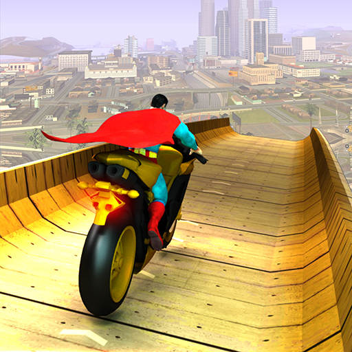 Super Hero Bike Mega Ramp 1.12