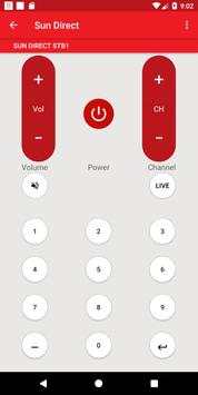 Sun Direct Remote Control 4 تصوير الشاشة