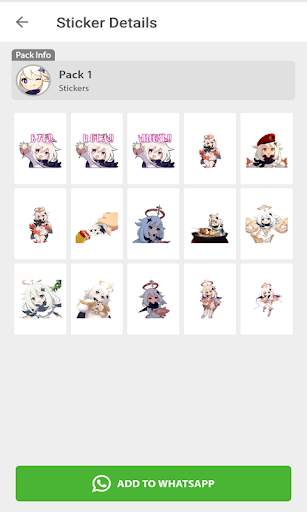 Genshin Impact Stickers for WhatsApp screenshot 2
