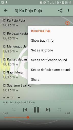 Dj Ku Puja Puja Offline screenshot 5