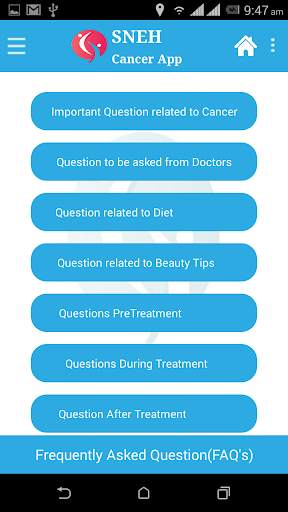 SNEH Cancer App screenshot 8