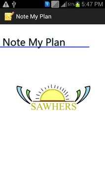 Note My Plan screenshot 1