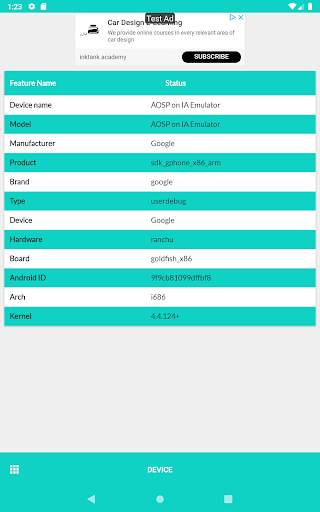 Device Info Hardware & Software config for Android screenshot 11
